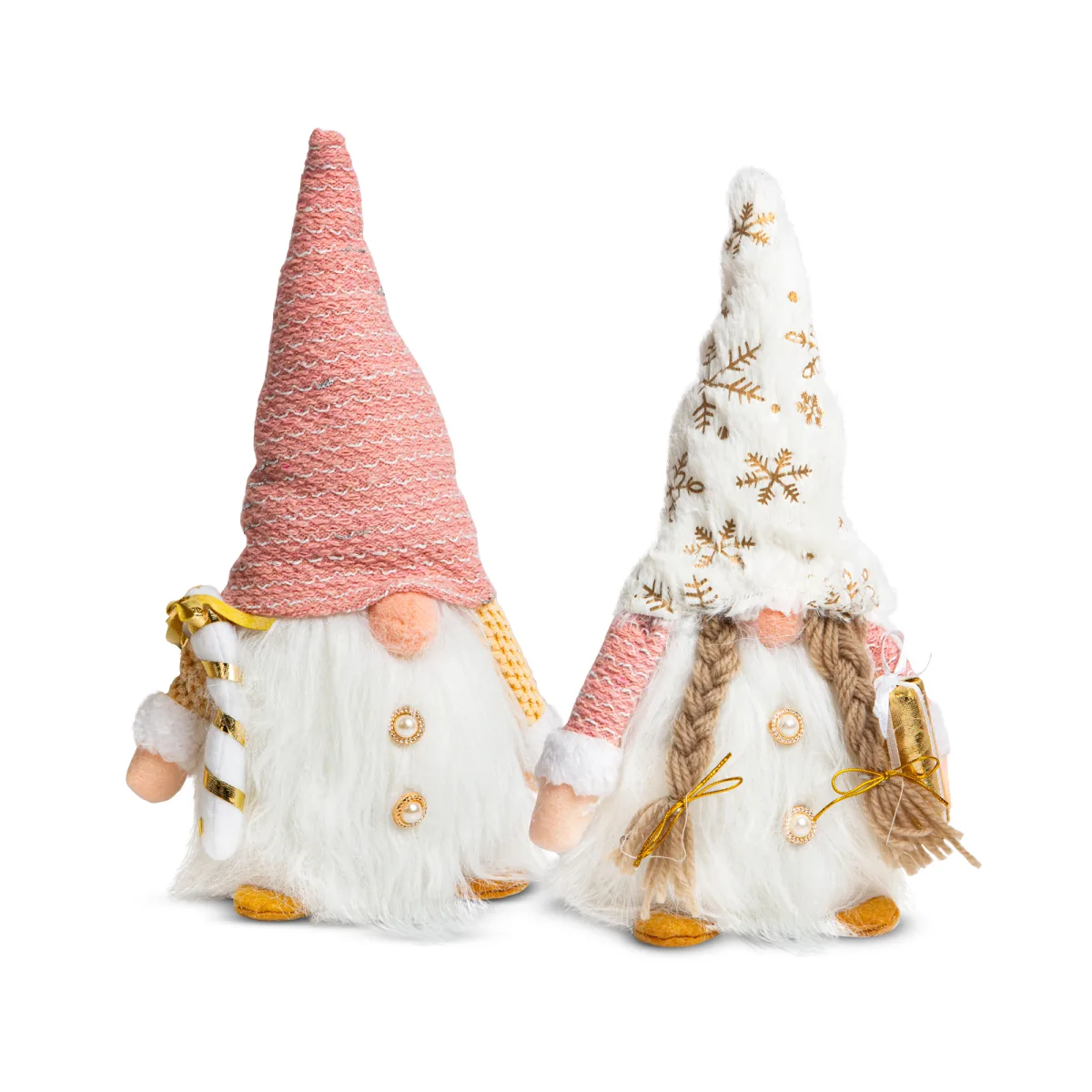 Decoratiune Craciun elf scandinav 28 cm, figurina textila, 2 modele