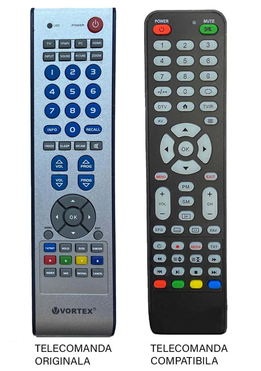 Telecomanda compatibila pentru televizor VORTEX LCD4230
