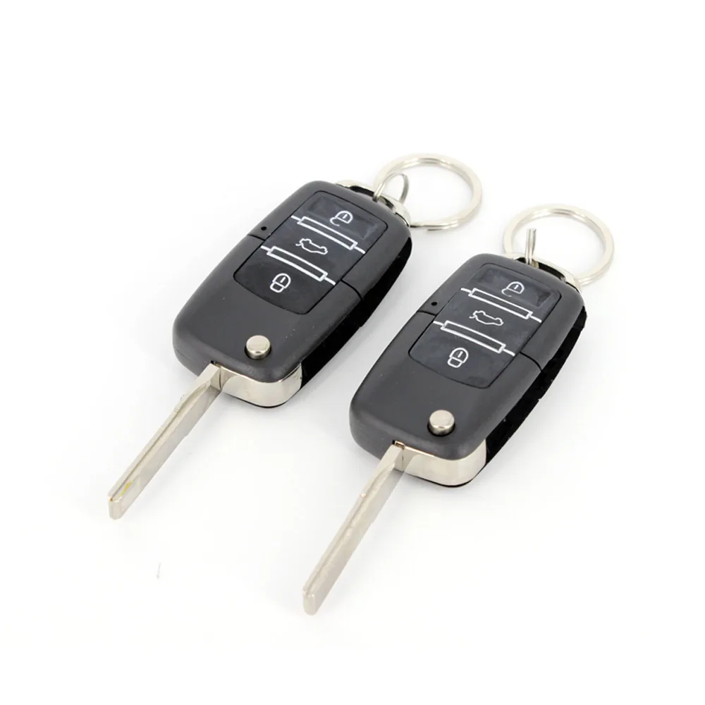 Kit inchidere centralizata auto cu telecomanda, 12V, 2 chei tip briceag, control la distanta - imagine 2