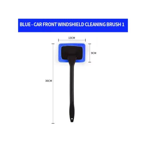 Instrument curatare geamuri auto MACVI, maner ergonomic, laveta microfibra reutilizabila, plastic PP, 34cm - imagine 2