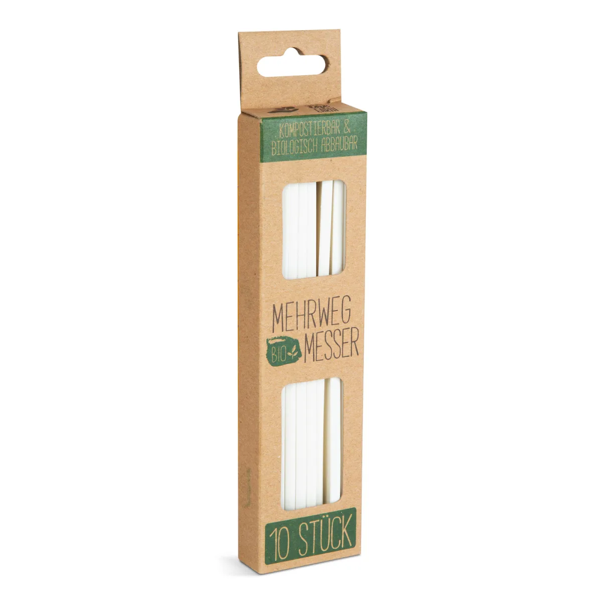 Set cutite biodegradabile 10 buc, compostabile, PLA, eco, picnic, catering - imagine 2