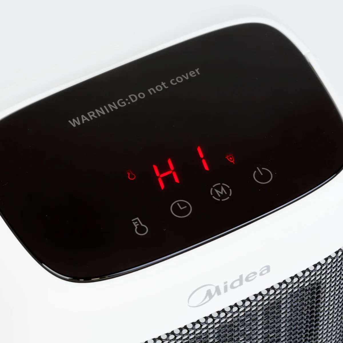 Aeroterma ceramica Midea 2000W, termostat digital, ventilator, timer 24h, protectii - imagine 4