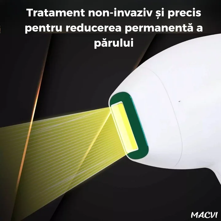 Aparat epilare Macvi® IPL profesional Tehnologie cu lumina pulsata pentru rezultate vizibile si durabile - imagine 3
