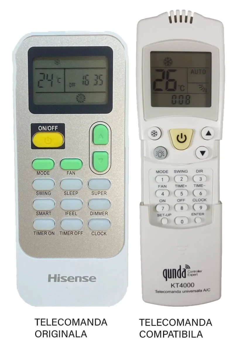 Telecomanda Aer Conditionat pentru Hisense DG11J1-91