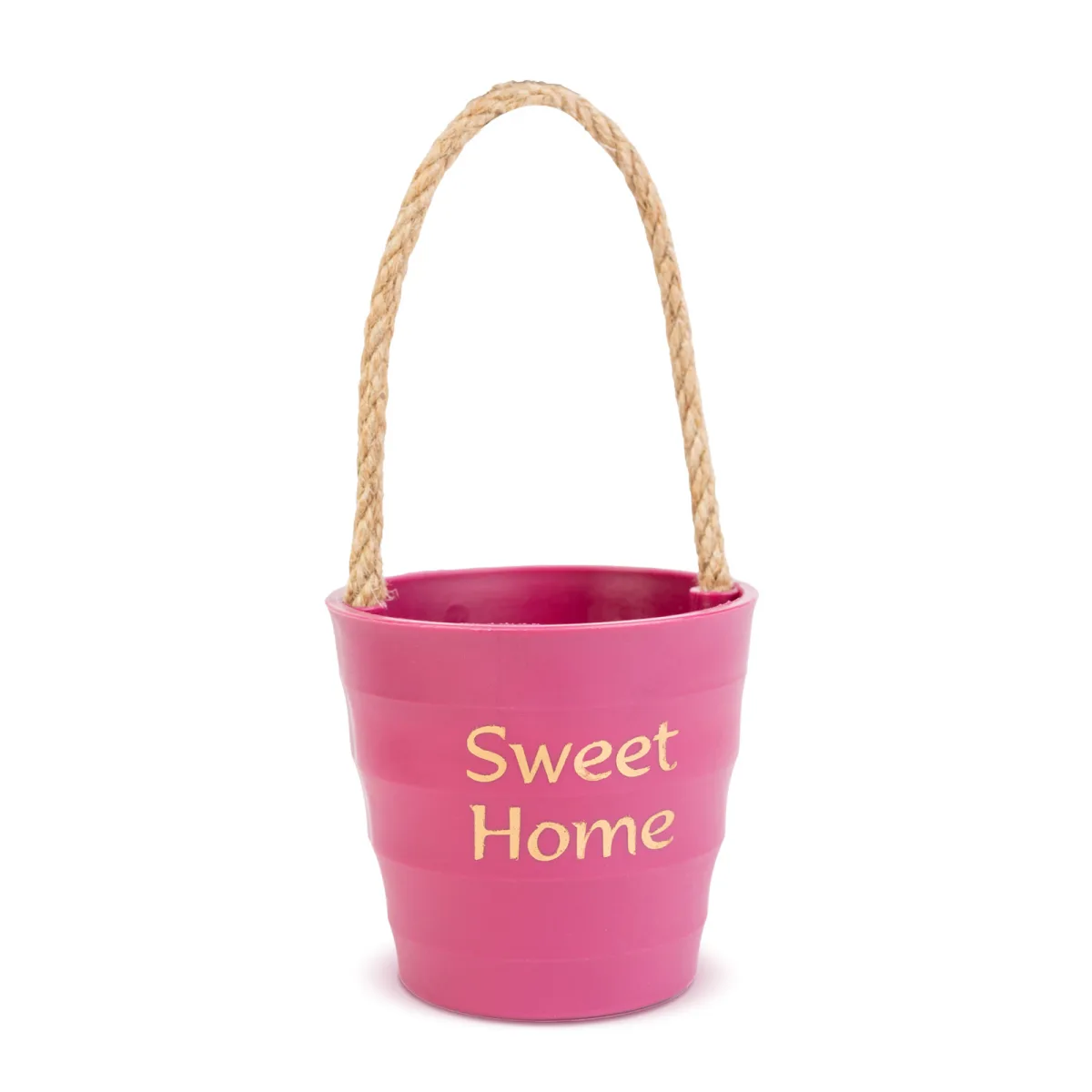 Ghiveci decorativ suspendat 9 cm cu snur, 4 culori, pentru plante sau depozitare, decor interior - imagine 5