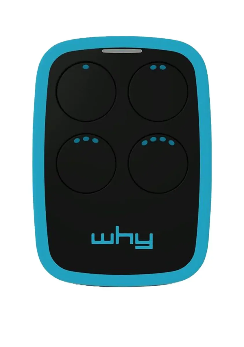Telecomanda poarta garaj patru canale cod saritor 433.92MHz Why Evo-Sky Blue (854)