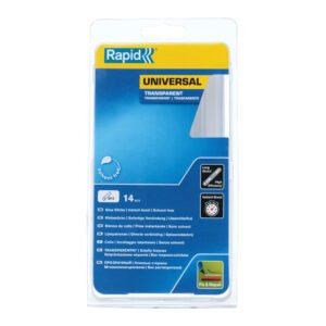 Set 14 batoane de adeziv, universale, transparente, 12 x 190 mm Rapid 40107362