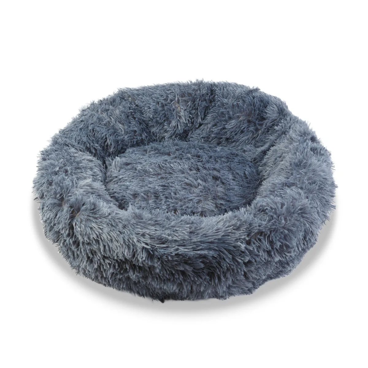 Pat pentru caini - rotund - dimensiune "L" - 70 cm - gri