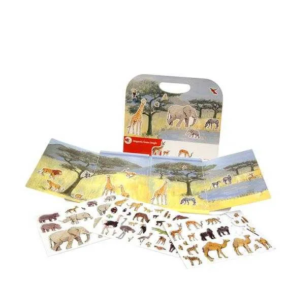 Joc magnetic Animale din jungla, Egmont Toys