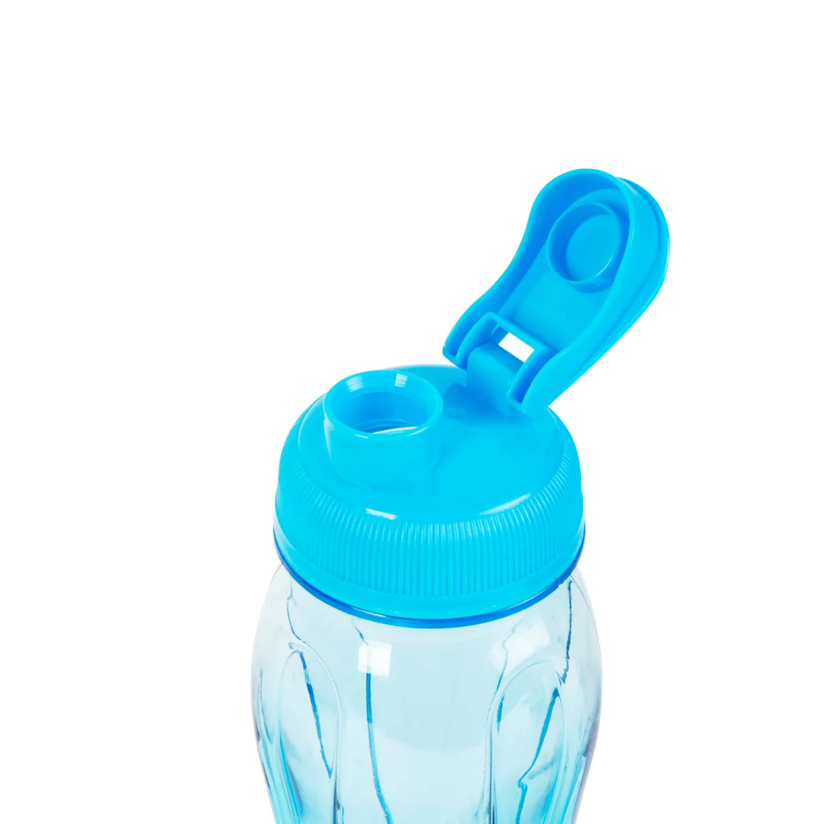 Bidon sport 750 ml, plastic transparent, 3 culori - imagine 2