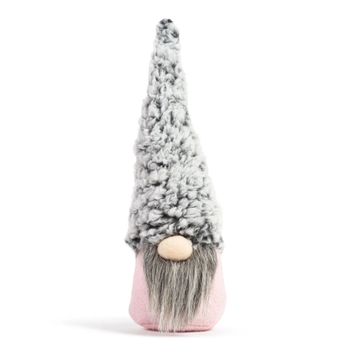 Figurina gnom scandinav decorativ de Craciun, textil, 22 cm, 4 modele - imagine 5