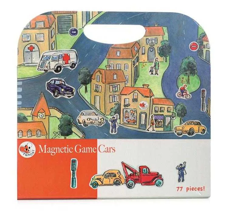 Joc magnetic Orasul cu masini, Egmont Toys - imagine 2