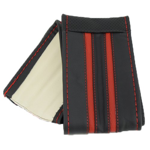 husa volan din piele naturala cu doua dungi rosii, pentru autoturisme, diametru 37 - 39 cm, cu ac si ata (se coase, aspect original) 5 Husa volan din PIELE NATURALA CU DOUA DUNGI ROSII, pentru autoturisme, diametru 37 - 39 cm, cu ac si ata (se coase, aspect ORIGINAL) - imagine 5