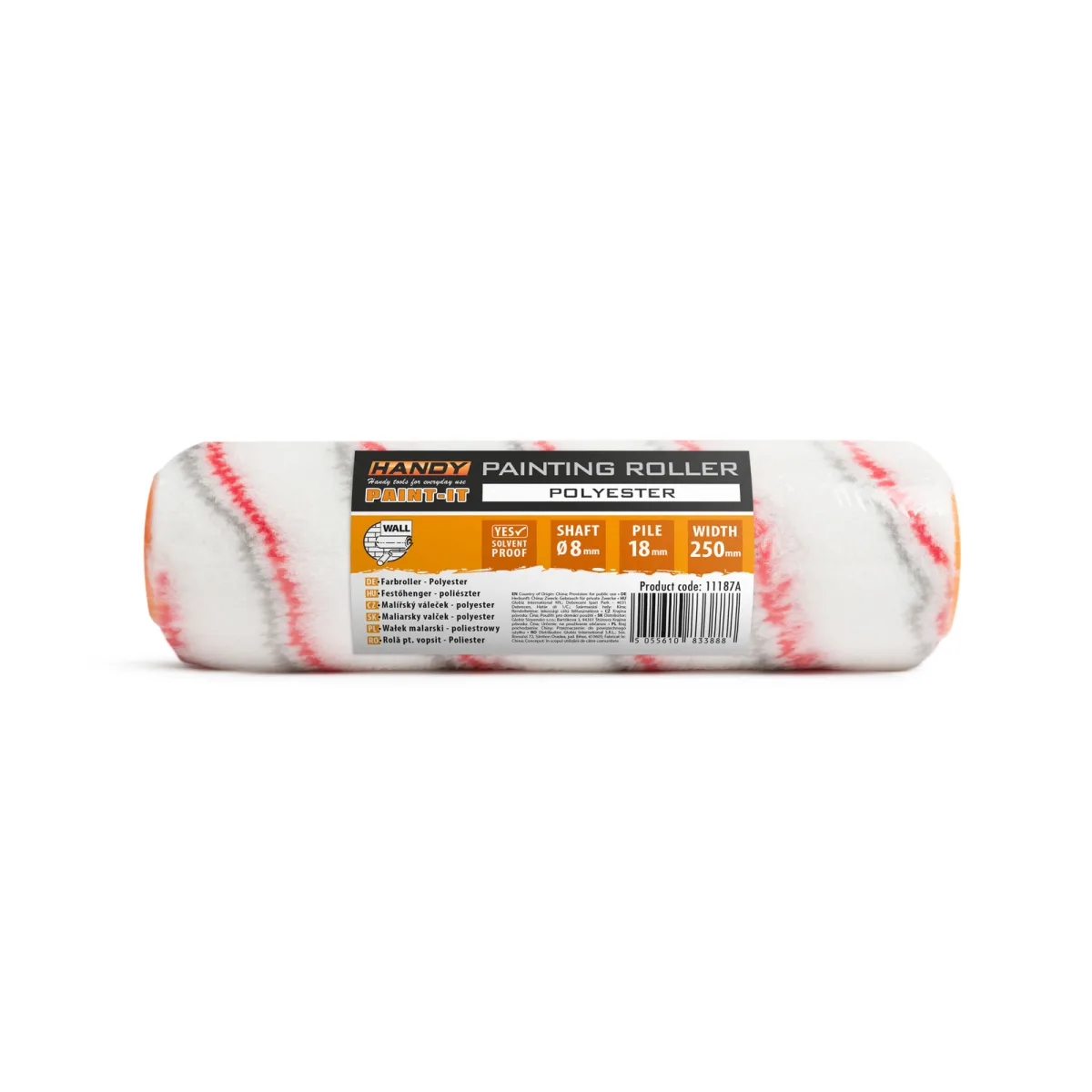 Rola vopsit poliester, 250 mm, pentru pereti si tavane, rola lavabila pentru vopsea si adeziv tapet - imagine 2