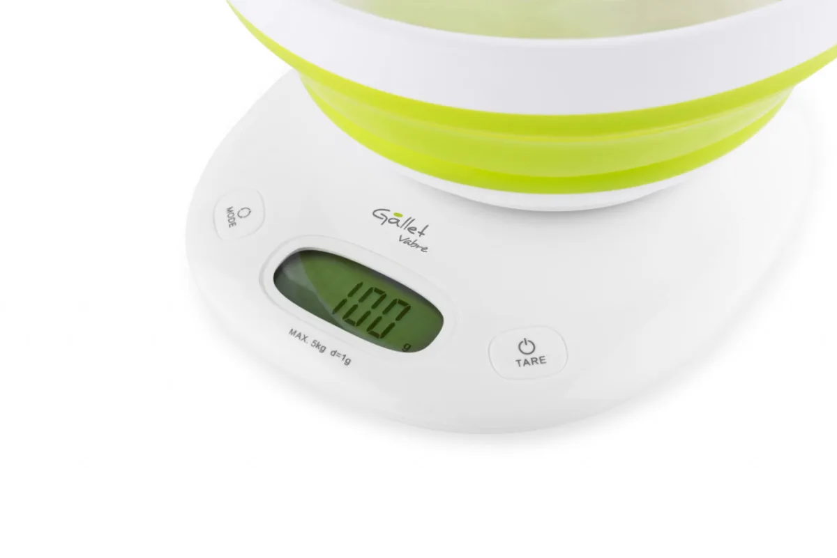 Cantar de bucatarie GALLET BAC407, 5 Kg, bol 1,5 L, precizie 1g - imagine 7