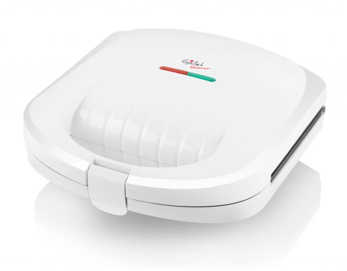 Sandwich maker GALLET SAUMUR CRO625, 800 W, 4 sandwich-uri triunghiulare, alb - imagine 4