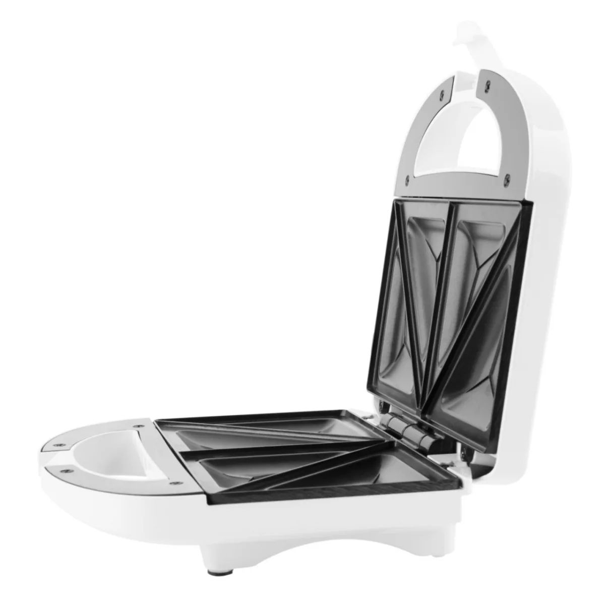 Sandwich maker GALLET SAUMUR CRO625, 800 W, 4 sandwich-uri triunghiulare, alb - imagine 8