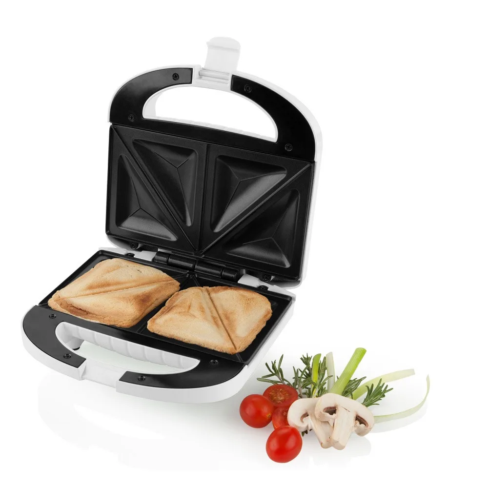 Sandwich maker GALLET SAUMUR CRO625, 800 W, 4 sandwich-uri triunghiulare, alb - imagine 10