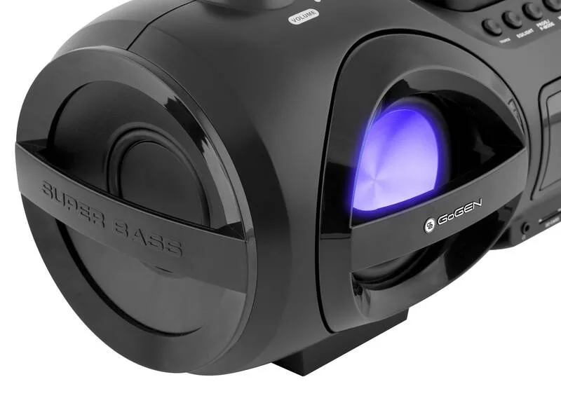 Radio FM cu CD și Bluetooth GoGEN CDM 425 BTDAB, 25 W, MP3, USB, card SD, telecomanda, negru/argintiu - imagine 3