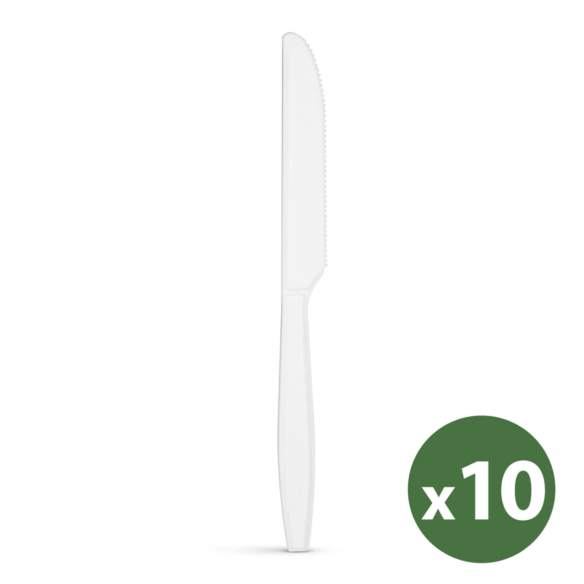 Set cutite biodegradabile 10 buc, compostabile, PLA, eco, picnic, catering