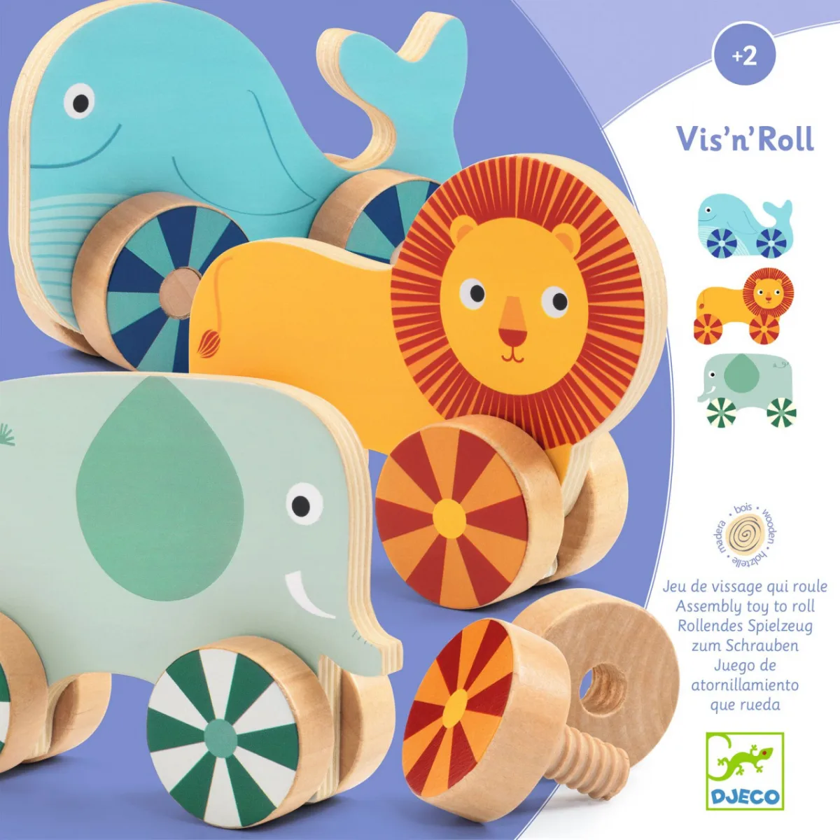 Joc educativ Vis-n-roll, Djeco - imagine 2