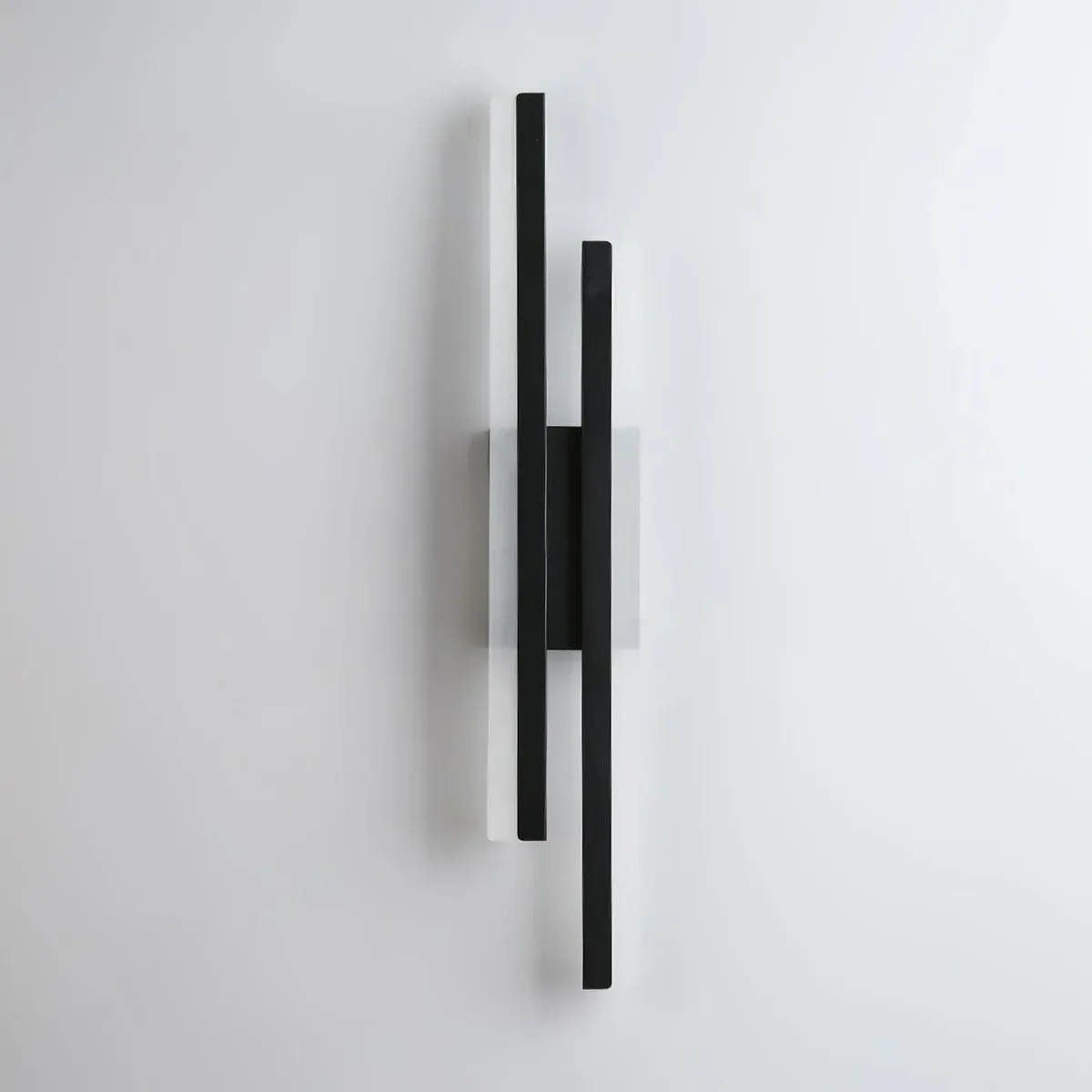 Aplica de perete LED Rovo 1289-48, 48CM, 16W, Lumina alb rece 6500 K, Neagra - imagine 3