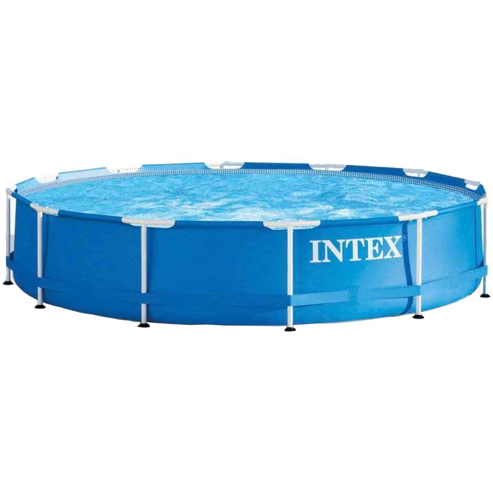 Piscina cadru metalic Intex, 366×76 cm, 6500 litri, rotunda
