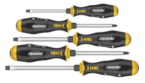 Set 5 surubelnite mecanice, Felo Ergonic 450, SL | PH, 5 piese
