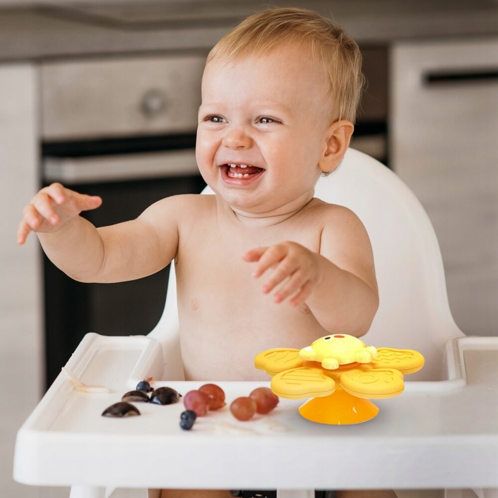 set 3 jucarii interactive, model "fidget spinner j001" pentru copii sau bebelusi 5 Set 3 jucarii interactive, model "FIDGET SPINNER J001" pentru copii sau bebelusi - imagine 5