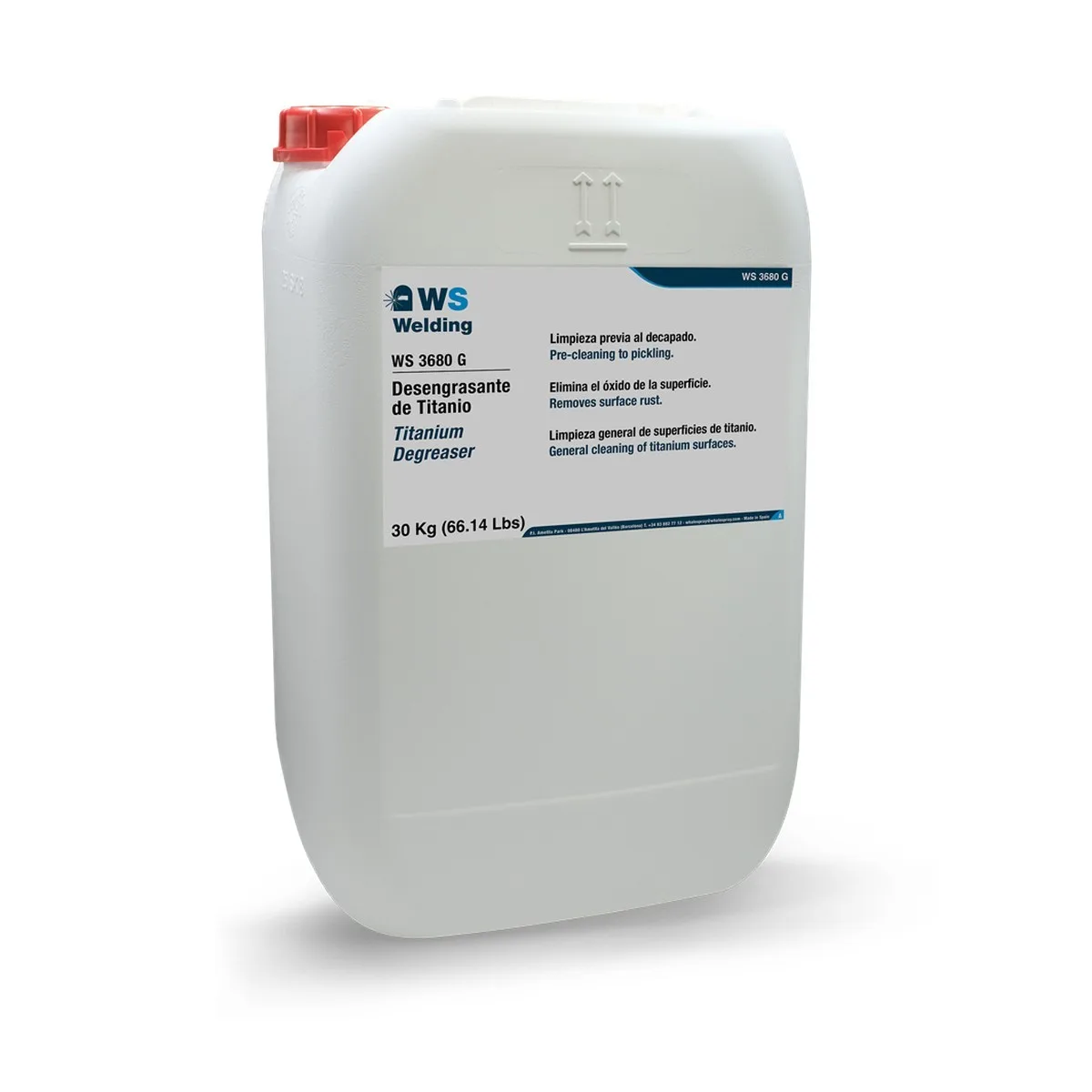 Degresant pentru titan WS 3680 G, bidon 30 kg