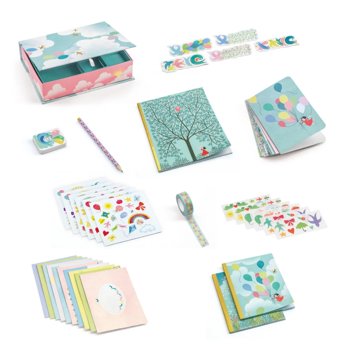 Set papetarie Charlotte, Djeco - imagine 3