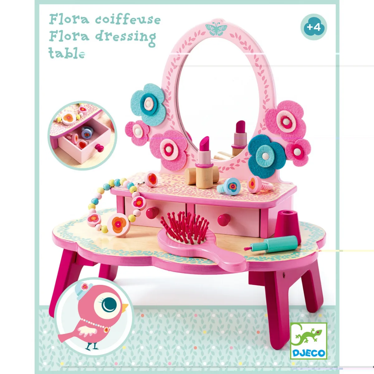 Masuta de toaleta Djeco, Flora - imagine 3