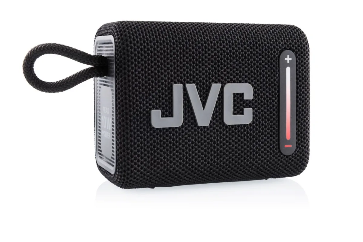 Boxa portabila JVC XS-E114B, 5W, radio FM, Bluetooth, IPX6, Litiu-ion 3,7 V / 2000 mAh, negru - imagine 6