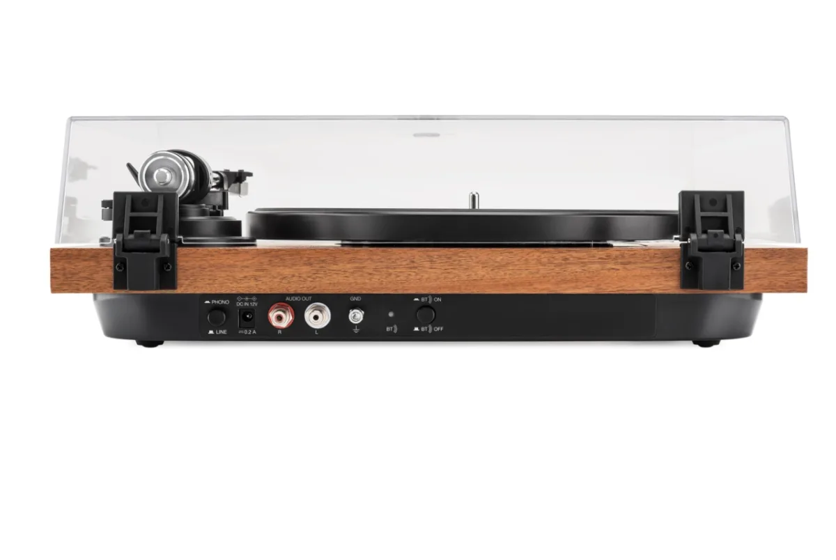 Pick-up Hi-Fi cu ac JVC AL-E534M, Bluetooth, 2 viteze (33 si 45 rpm), platan aluminiu, iesire RCA, maro - imagine 6