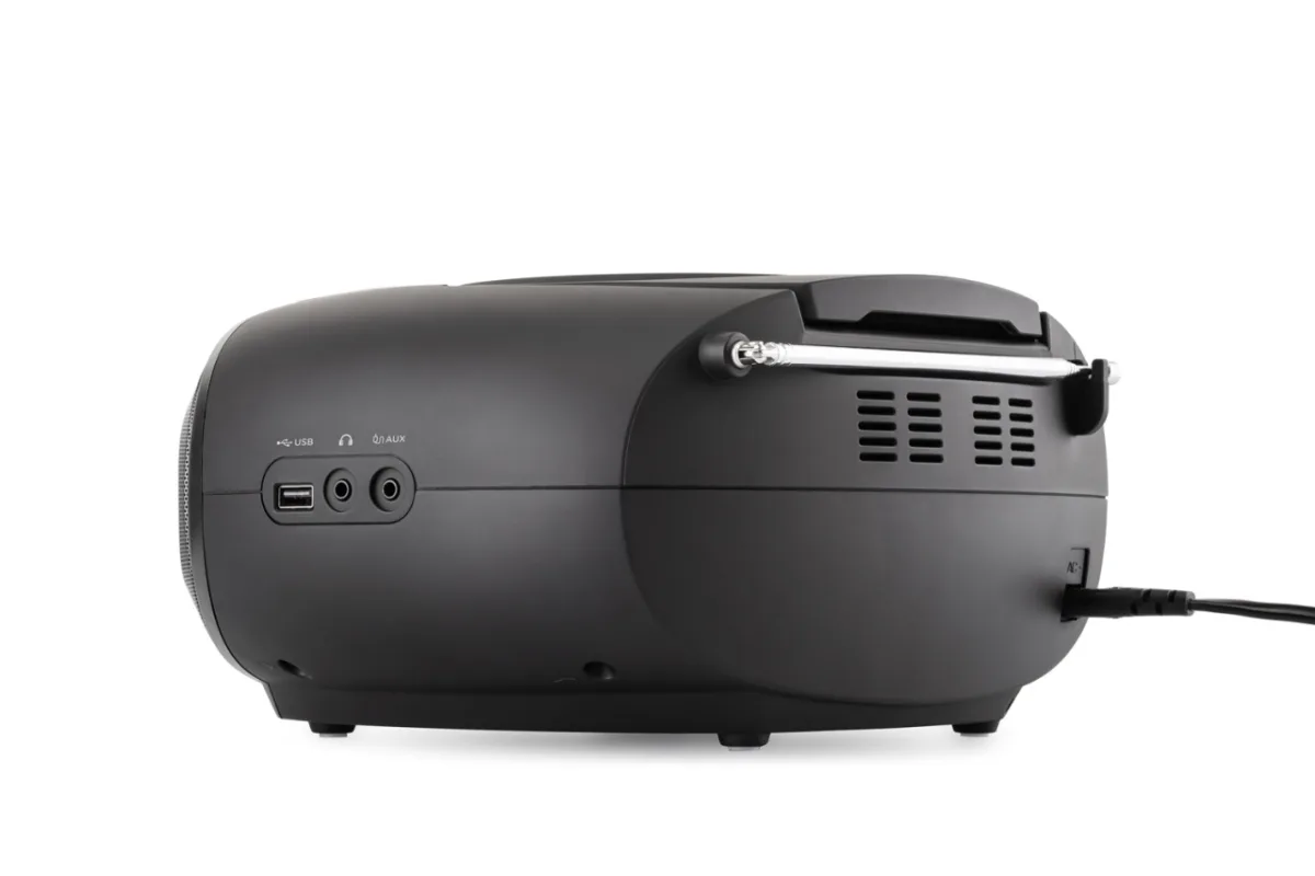 Radio cu CD JVC RD-E664B-DAB, 2x2.5W RMS, Bluetooth, USB, afisaj LCD, ceas, telecomanda, negru - imagine 9
