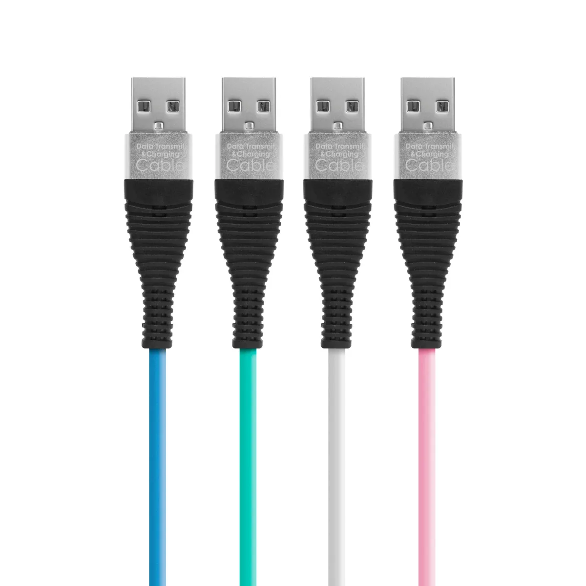 Cablu microUSB 2m silicon incarcare si transfer date 2A compatibil Android camere MP3 - imagine 2