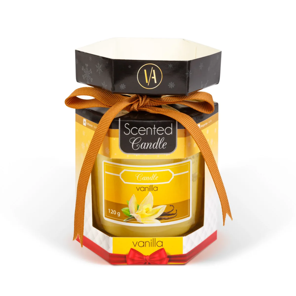 Lumanare parfumata, aroma vanilie, 120 g - imagine 4