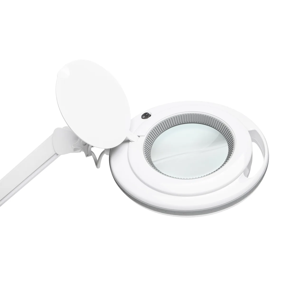 Lampa LED cu lupa 5 inch (130 mm), 3 dioptrii, 45 LED, 800 lumeni, cu prindere pe masa - imagine 4