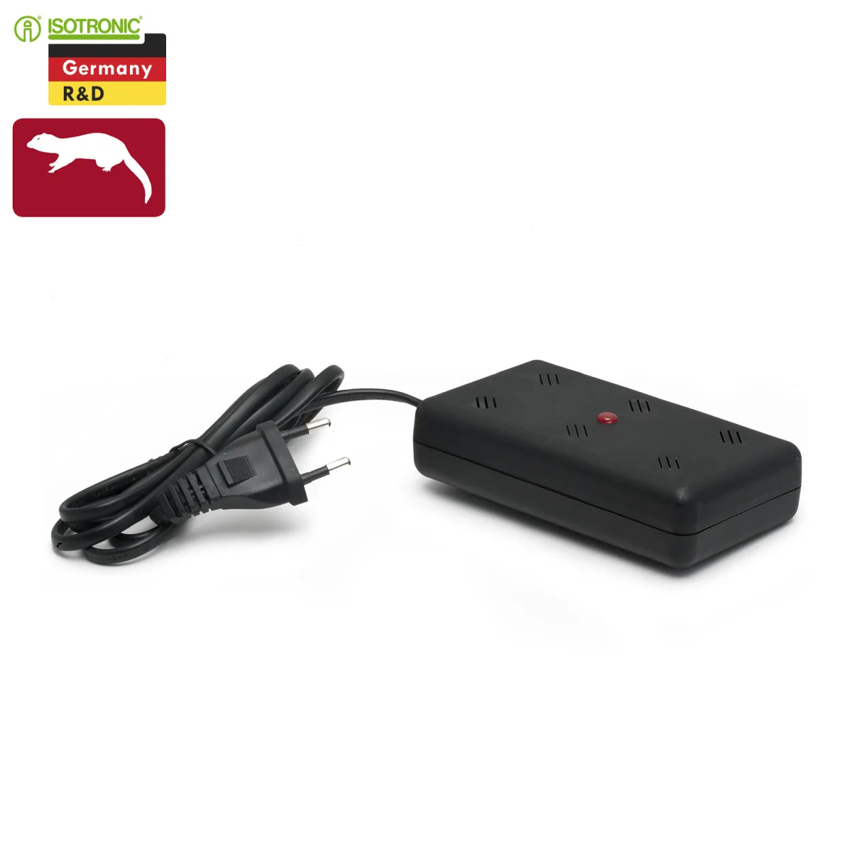 Repelent jder 230V cu ultrasunete, anti rozatoare, LED, 50m², interior