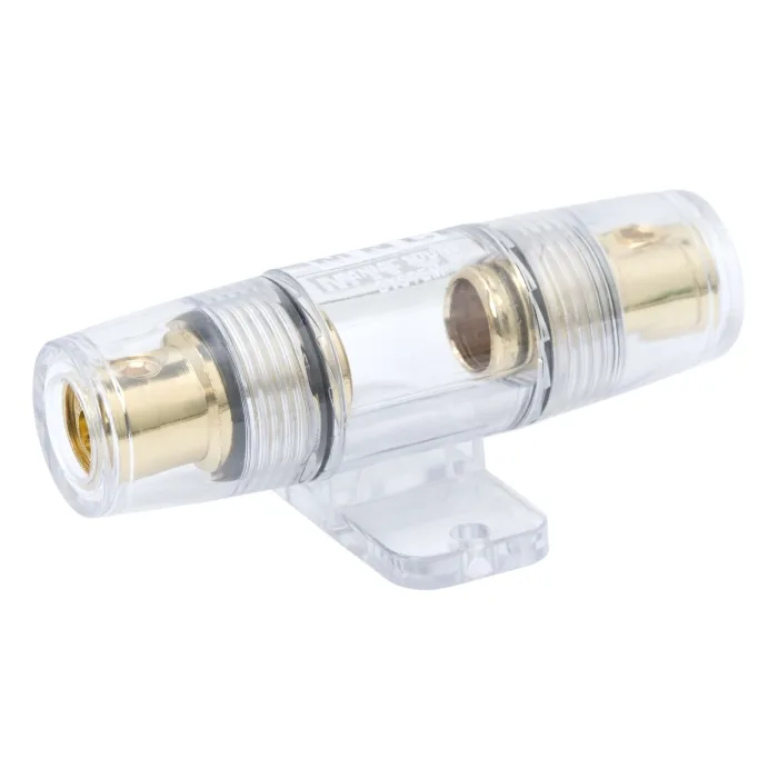 Suport Siguranta Auto pentru Amplificator, 10×37 mm, cu Conectori Auriti