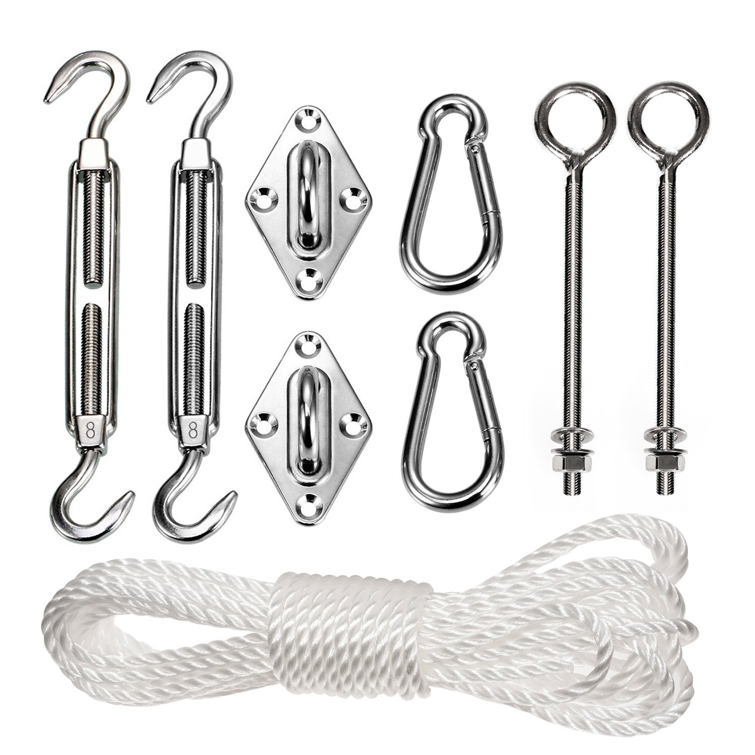 set montaj umbrar de gradina din inox gb508, 9 piese 1 Set montaj Umbrar de Gradina din INOX GB508, 9 piese