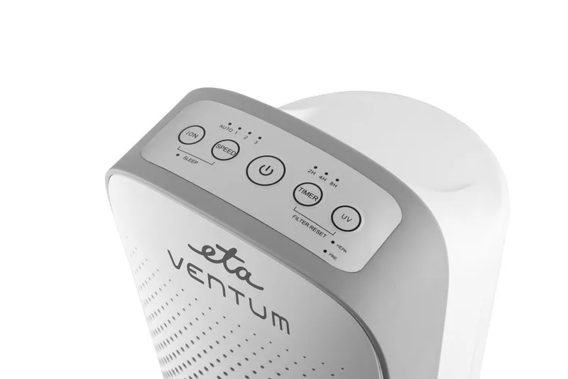 Purificator de aer ETA Ventum 1569, 220 m3/h, 50 W, tehnologie UV, ionizare, timer, HEPA 4 in 1 - imagine 8
