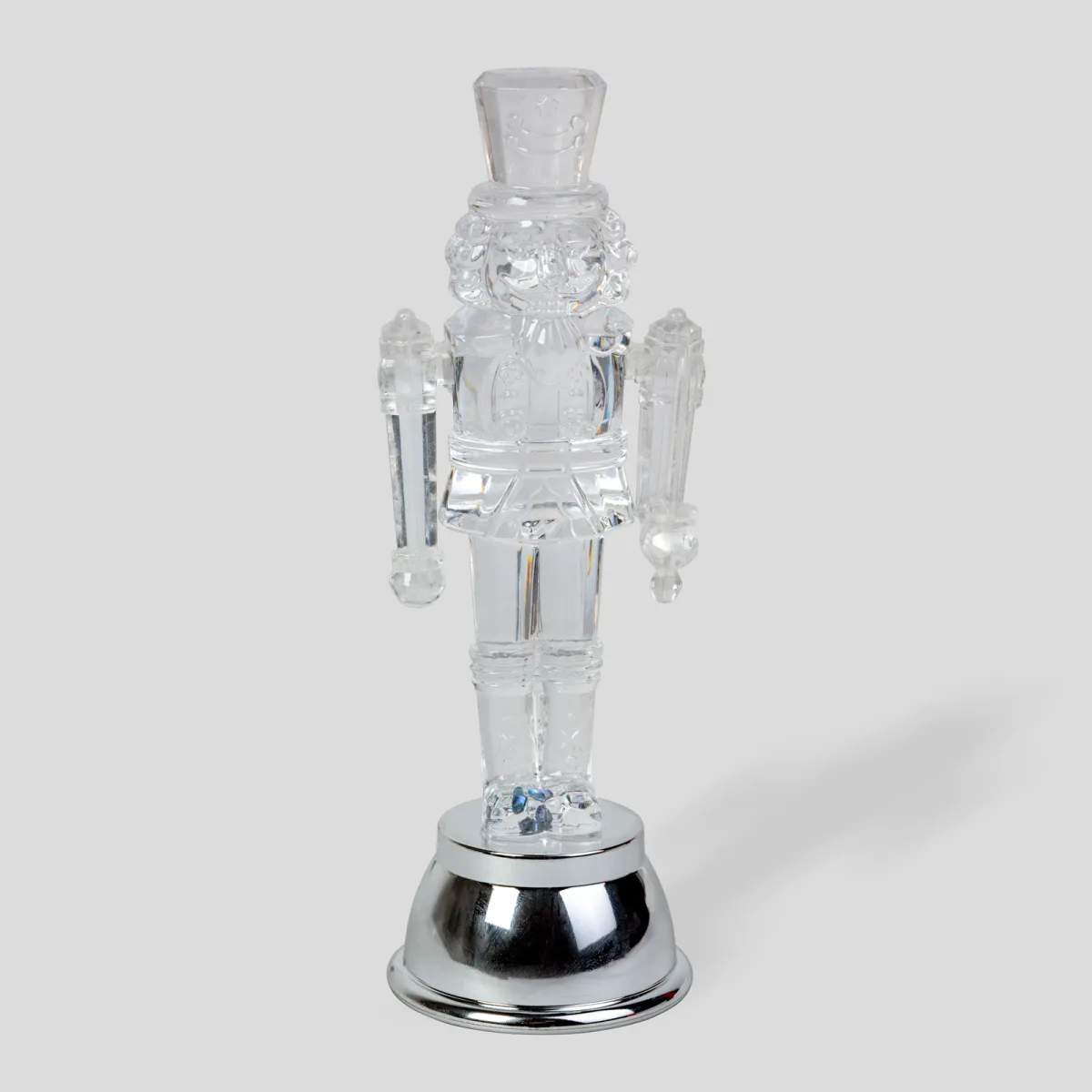 Decoratiune Craciun, soldatel LED RGB, 15x5x5 cm, figurina luminoasa cu schimbare culori - imagine 3
