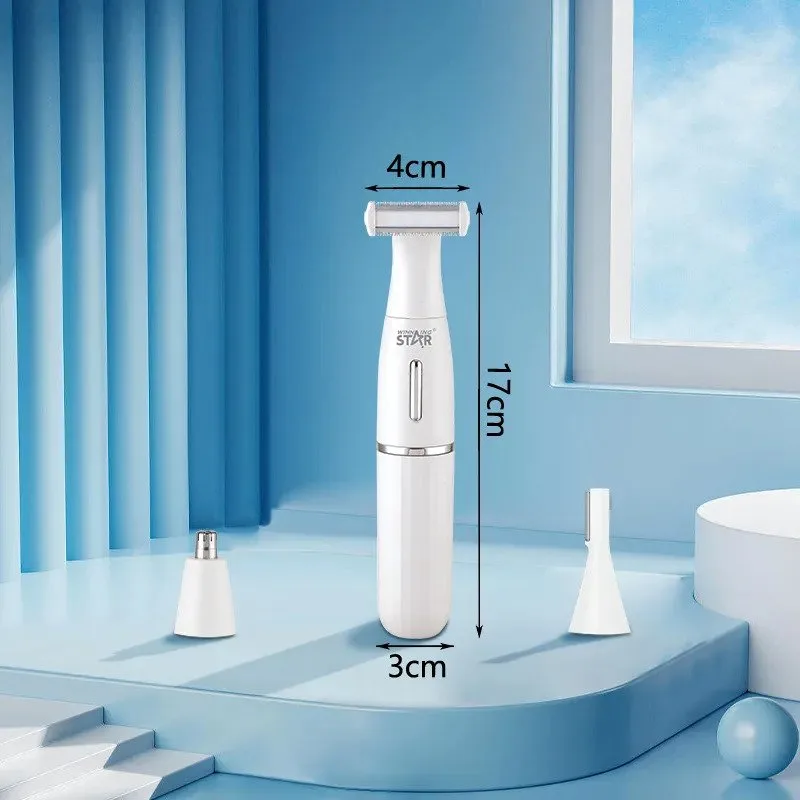 Aparat de ras electric si tuns corp, 5 W, lame delicate, compact, portabil - imagine 4