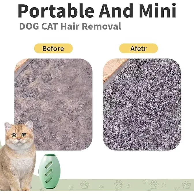 Set 2 role scame reutilizabile Macvi®, lavabile, super adezive, mini, portabile, ideale pentru haine, par de animale si calatorii - imagine 5
