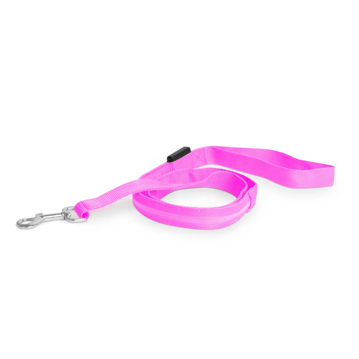 Lesa LED pentru caini 120 cm, iluminare pentru vizibilitate noaptea, rezistenta la stropi, roz