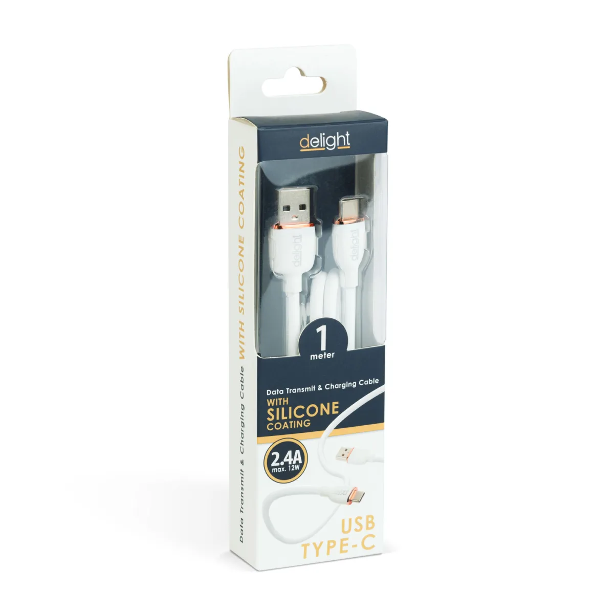 Cablu USB Type C la USB A 1m incarcare rapida 2.4A 12W si transfer date - imagine 4