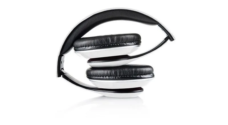 Casti audio fara fir GoGEN HBTM 41WR, Bluetooth, radioFM incorporat, microfon, alb cu rosu - imagine 3