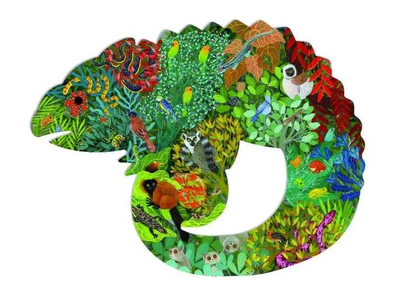 Puzzle Puzz'Art Cameleon, Djeco - imagine 2