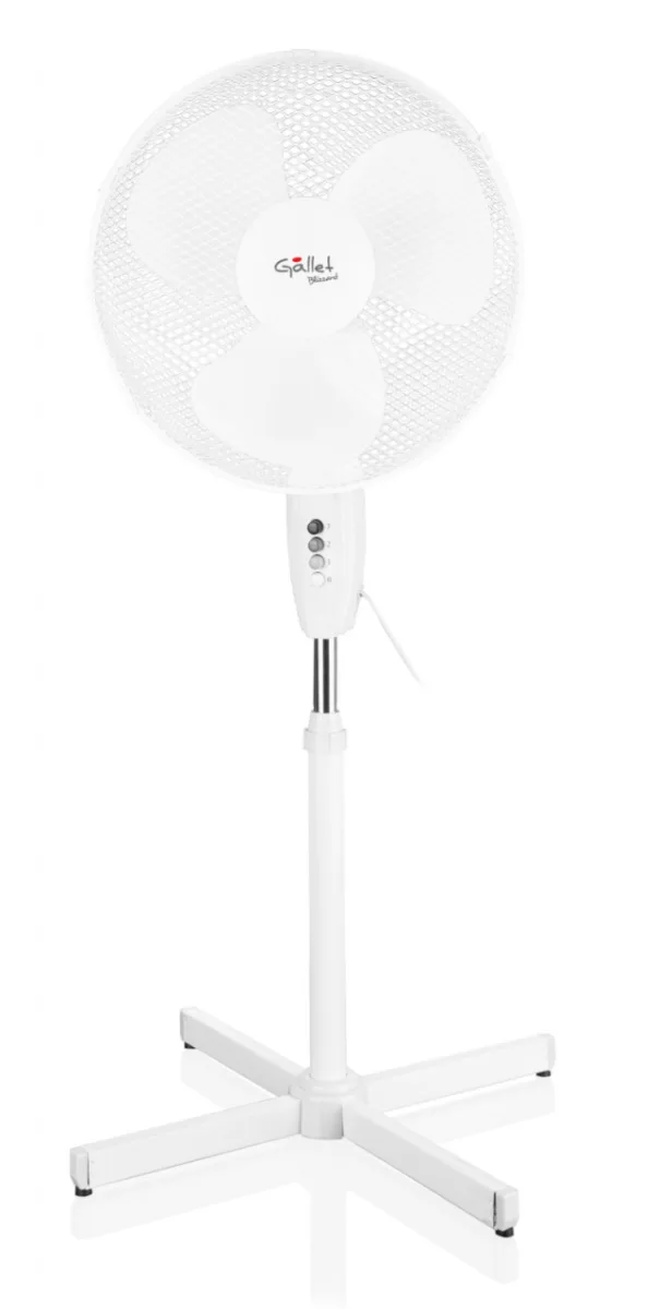 Ventilator cu picior GALLET VEN16S, 45W, diametru 40 cm, 3 viteze, oscilatie, zgomot redus - imagine 2
